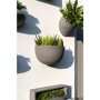 Pottery Pots Natural Peter ronde hangende plantenbak grijs